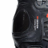 Dainese Carbon 4 Short Leather Gloves (Black Fluro Red)
