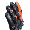 Dainese Carbon 4 Short Leather Gloves (Black Fluro Red)
