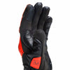 Dainese Carbon 4 Short Leather Gloves (Black Fluro Red)