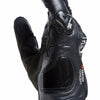 Dainese Carbon 4 Short Leather Gloves (Black Fluro Red)