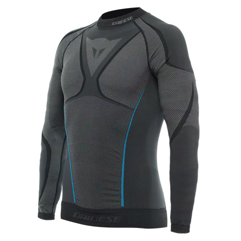 Dainese Dry LS Base Layer Upper Summer Men (Black Blue) - Moto Central