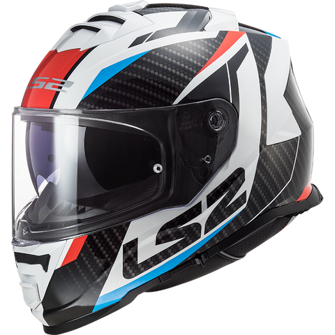 LS2 FF800 Storm II Racer Red Blue White Gloss Helmet (D Ring)