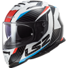 LS2 FF800 Storm II Racer Red Blue White Gloss Helmet (D Ring)