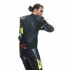 Dainese Misano 3 D Air Men One Piece Motorcycle Perforated Leather Suit (Black Anthracite Fluro Yellow) - Moto Central