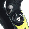 Dainese Misano 3 D Air Men One Piece Motorcycle Perforated Leather Suit (Black Anthracite Fluro Yellow) - Moto Central