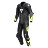 Dainese Misano 3 D Air Men One Piece Motorcycle Perforated Leather Suit (Black Anthracite Fluro Yellow) - Moto Central
