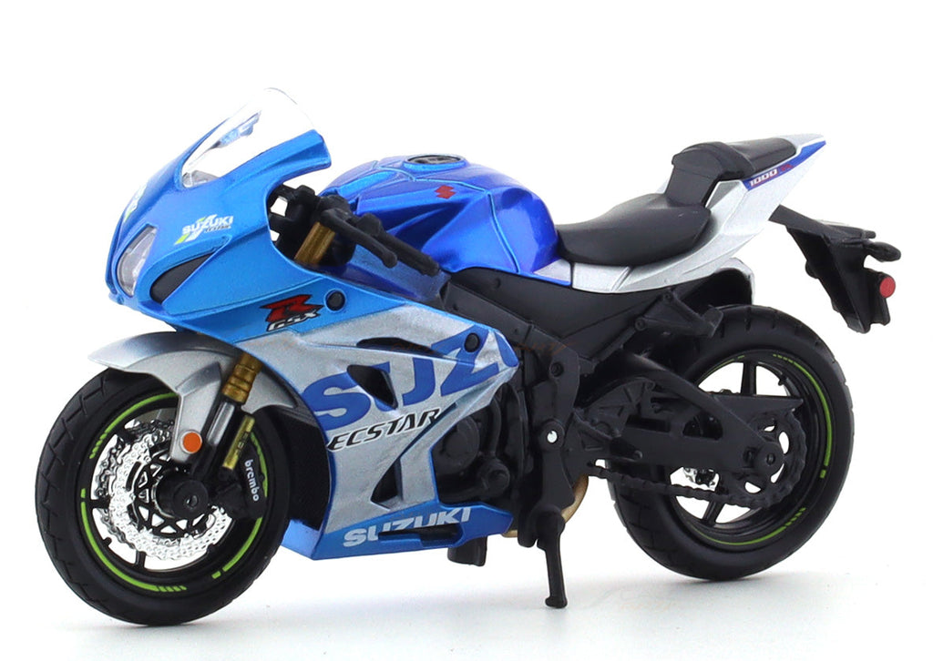 Bburago Suzuki GSX R1000 R 2021 (Blue Silver)