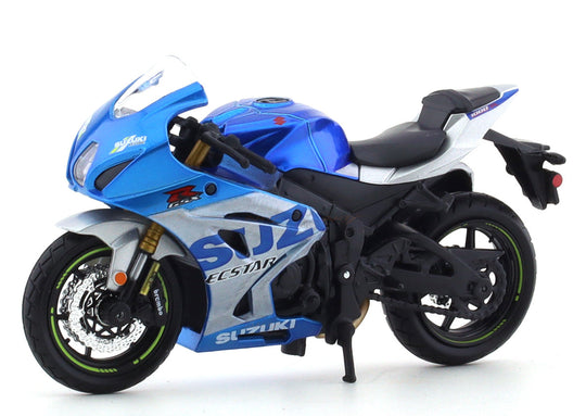 Bburago Suzuki GSX R1000 R 2021 (Blue Silver)