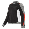 Dainese Hydraflux 2 Air Lady D Dry Jacket (Black Charcoal Grey Lava Red) - Moto Central