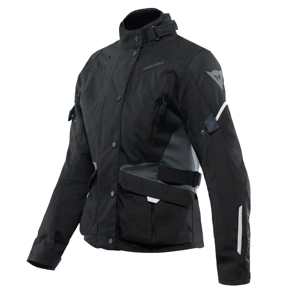 Dainese Tempest 3 D Dry Lady Jacket (Black Ebony) - Moto Central