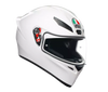 AGV K1 S Solid Gloss White Helmet