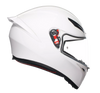 AGV K1 S Solid Gloss White Helmet