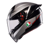 AGV K1 S Lap Matt Black Grey Red Helmet