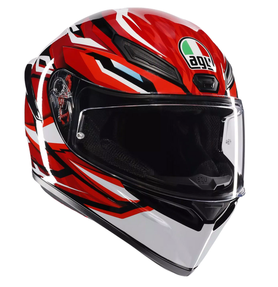 AGV K1 S Lion Gloss Black Red White Helmet