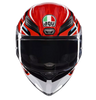 AGV K1 S Lion Gloss Black Red White Helmet