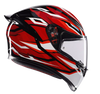 AGV K1 S Lion Gloss Black Red White Helmet