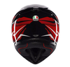 AGV K1 S Lion Gloss Black Red White Helmet