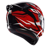 AGV K1 S Lion Gloss Black Red White Helmet