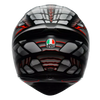 AGV K1 S Lyzard Matt Black Grey Red Helmet