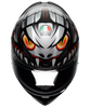 AGV K1 S Lyzard Matt Black Grey Red Helmet