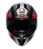 AGV K1 S Fastlap Gloss Black Grey Red Helmet