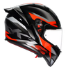 AGV K1 S Fastlap Gloss Black Grey Red Helmet