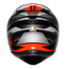 AGV K1 S Fastlap Gloss Black Grey Red Helmet
