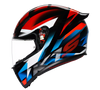 AGV K1 S Fastlap Gloss Black Red Blue Helmet