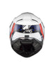 LS2 FF811 Vector II Stylus Gloss White Fluro Red Helmet