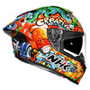 NHK K5R Alonso #16 Gloss Multi Street Art Black Helmet