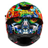 NHK K5R Alonso #16 Gloss Multi Street Art Black Helmet