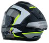NHK K5R Retro Gloss Black Silver Yellow Helmet
