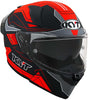 KYT R2R Pro LED Matt Black Red Helmet