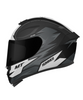 MT Hummer B Shine Gloss Black Grey B0 Helmet