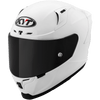 KYT Striker 2V Plain Gloss White Helmet