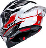 KYT R2R Pro Parsec Gloss White Red Helmet
