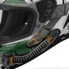 Airoh Connor Alligator Black White Green Gloss Helmet