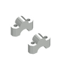 Moto Torque Honda H'Ness 350 CB350 RS Handlebar Risers (Silver)