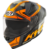 KYT R2R Pro Octane Black Orange Gloss Helmet