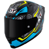 KYT Striker 2V #01 Gloss Black Blue Helmet