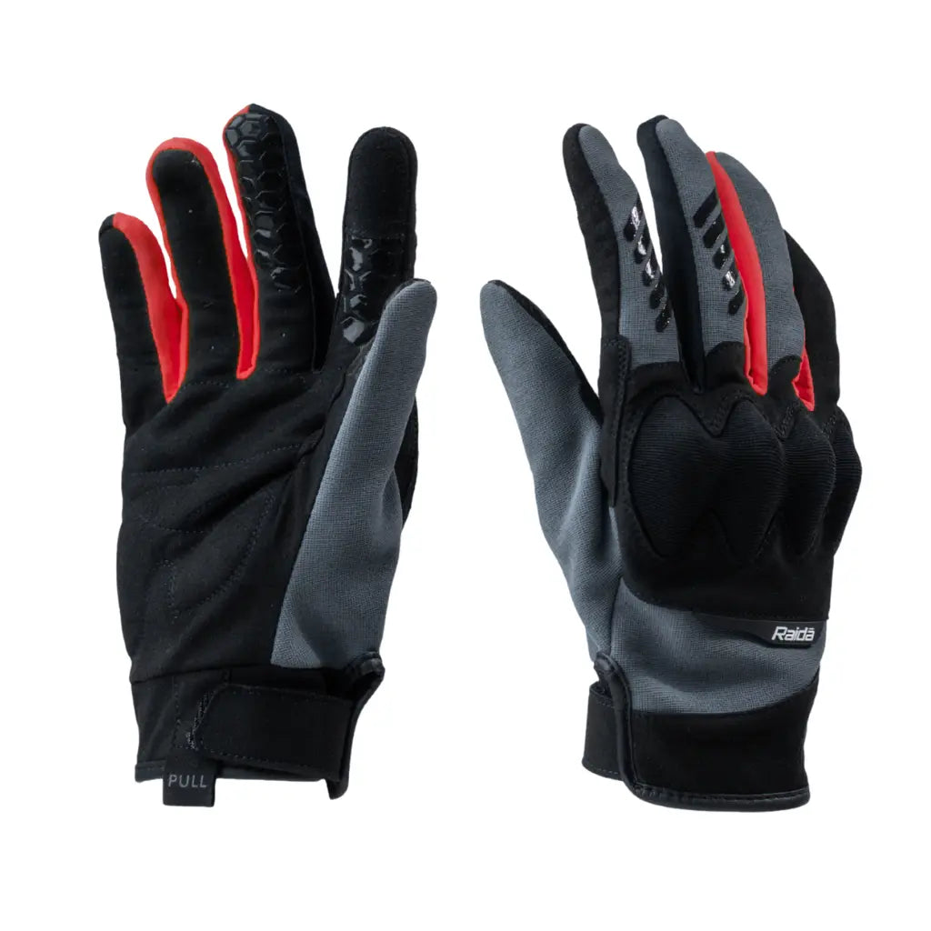 Raida Trailcraft Offroad Gloves (Grey Red)