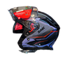 SMK GTJ Escape Black Blue Orange Gloss (GL257) Helmet