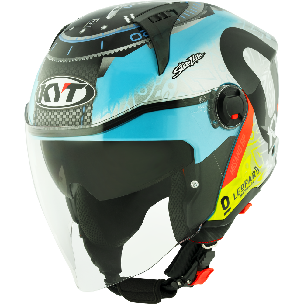 KYT D City Foggia Misano 2022 Replica Gloss Open Face Helmet