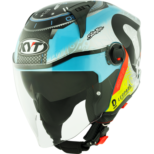 KYT D City Foggia Misano 2022 Replica Gloss Open Face Helmet