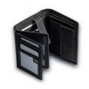 CARBONADO Tri Fold Wallet (Black)