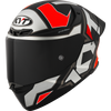 KYT TT Revo Electron Grey Red Matt Helmet