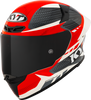 KYT TT Revo Gear Black Red Gloss Helmet