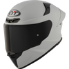 KYT TT Revo Plain Asphalt Grey Matt Helmet