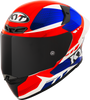 KYT TT Revo Gear Blue Red Gloss Helmet