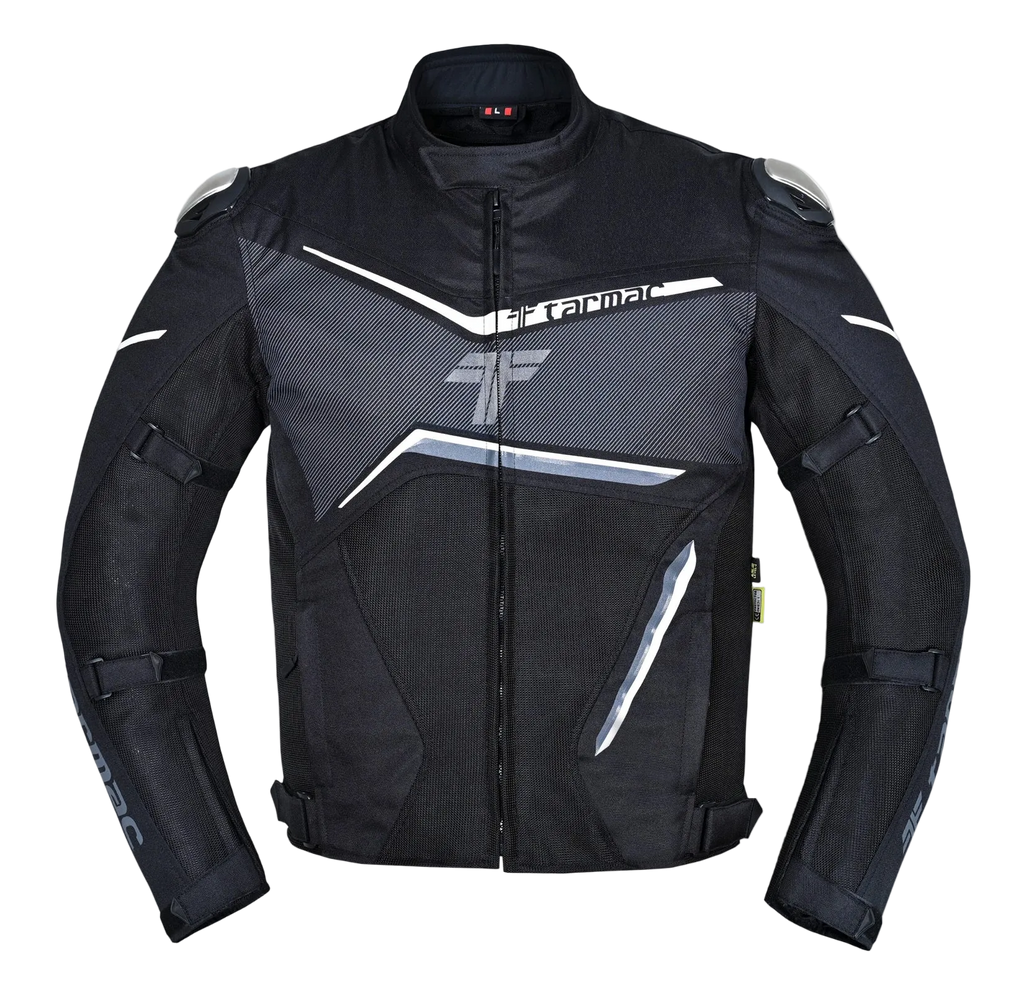 Tarmac Strike Level 2 Riding Jacket (Black White)